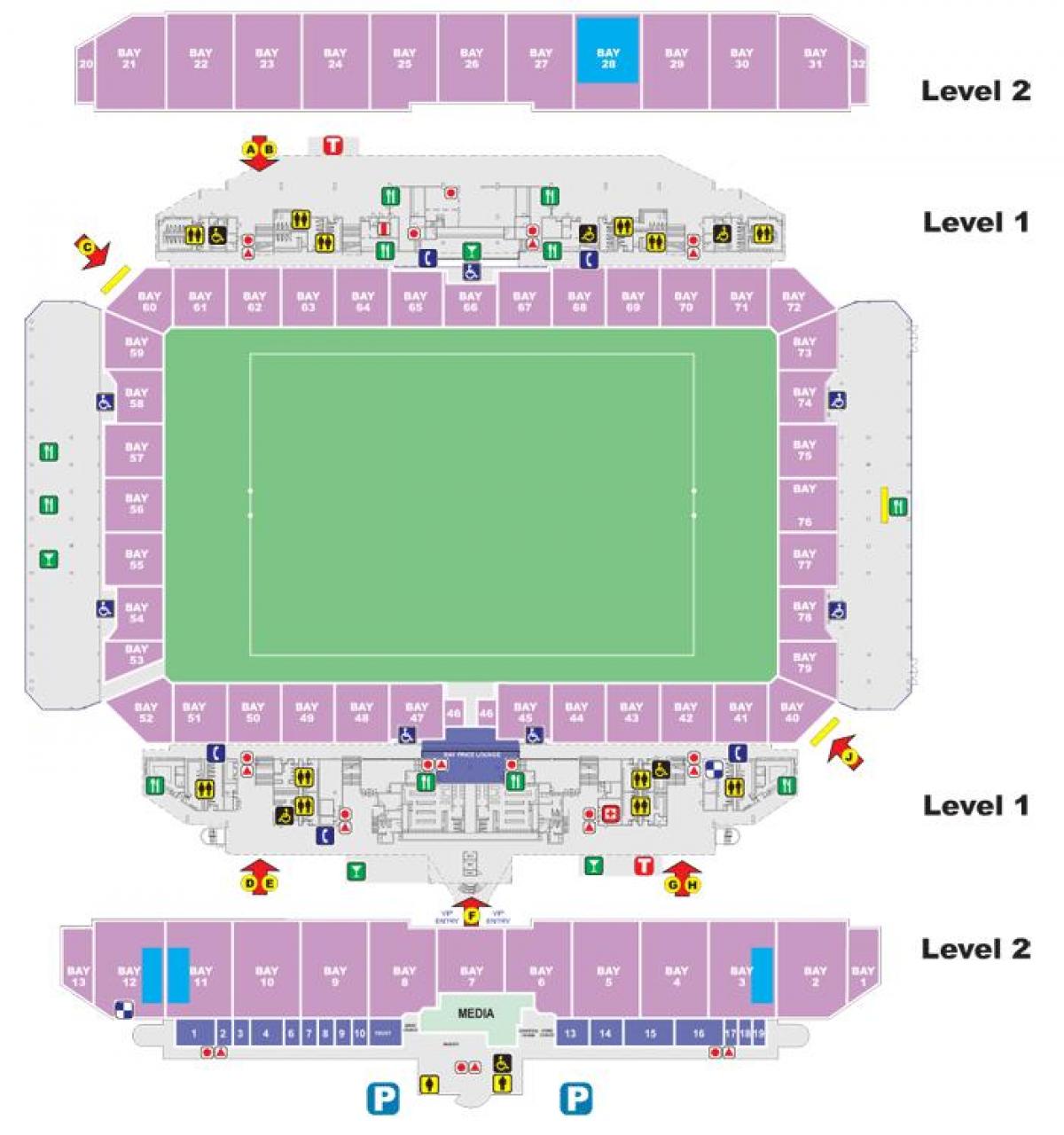 Parramatta Stadium mapě