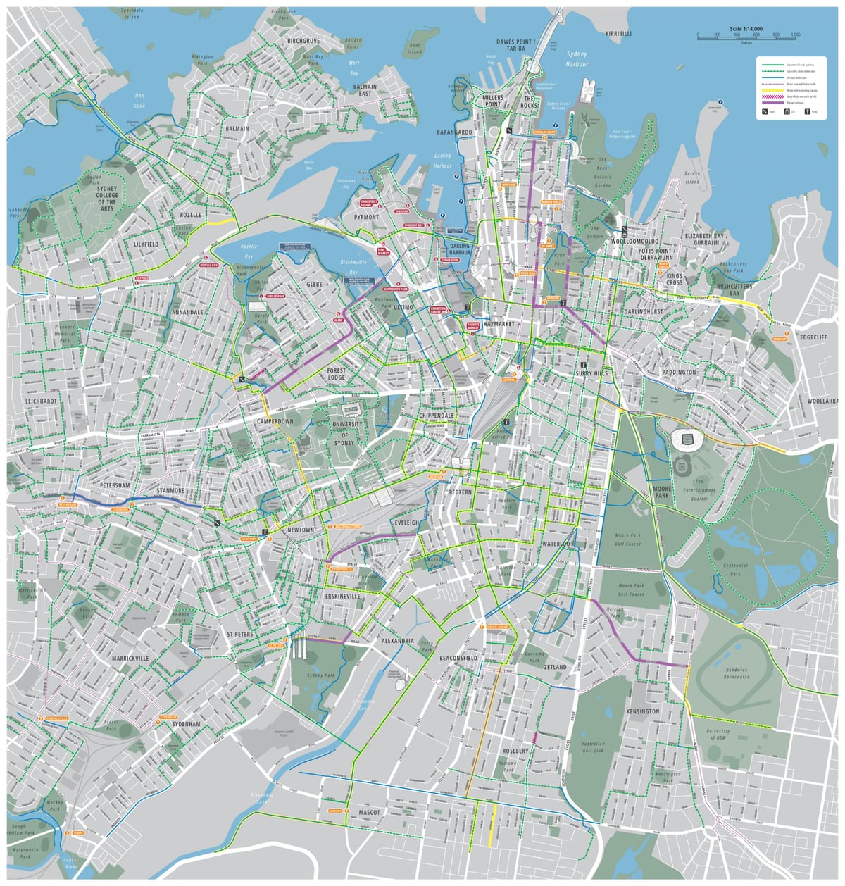 bike mapa sydney