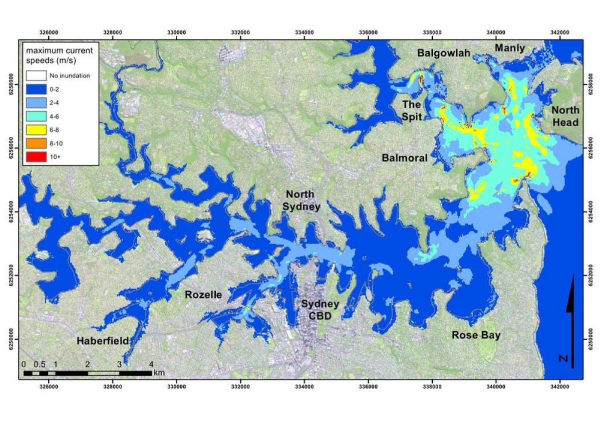 povodňové mapy sydney