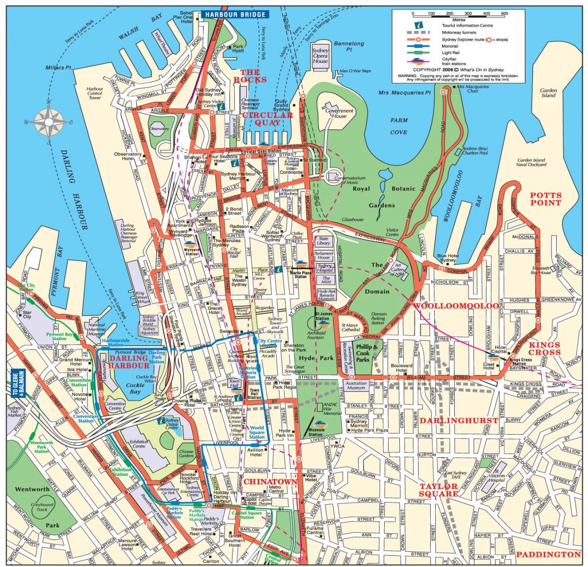 ulice mapa sydney
