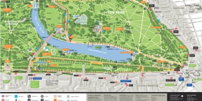 Mapa hyde park sydney
