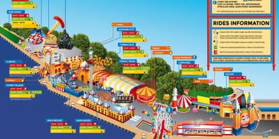 Mapa luna park sydney