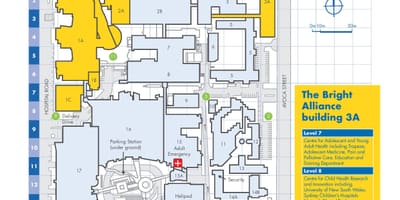 Sydney dětská nemocnice sydney mapě