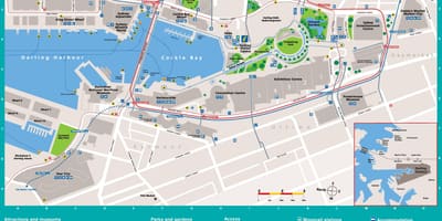 Mapa sydney harbour