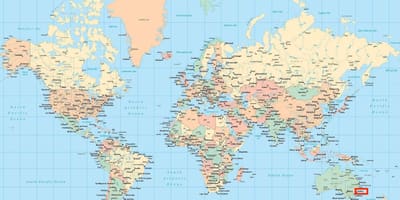 Sydney na mapě světa