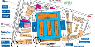 Mapa sydney markets