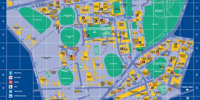 University of sydney mapě